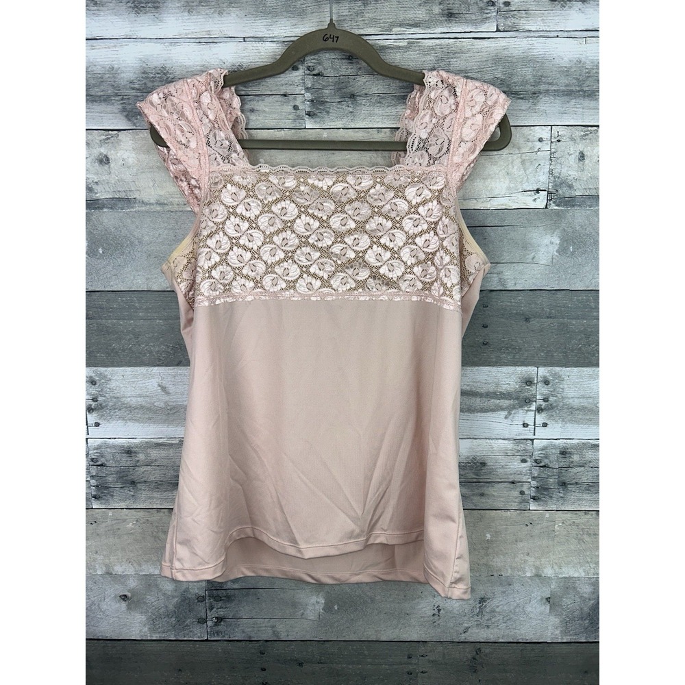 Under Cover Angel Women's VTG Short Sleeve Pink Night Shirt
